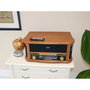Lenco TCD-2551WD Tocadiscos con Radio AM/FM, CD, Cassette y Bluetooth 5.0