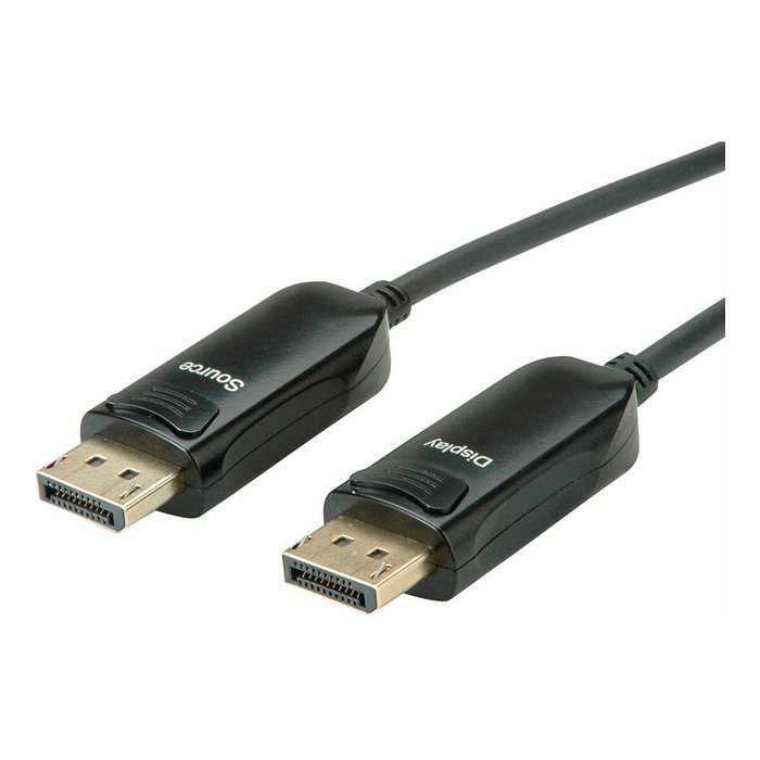 ROLINE 14.01.3491 Cable DisplayPort 1.4 Macho-Macho 15 m - Negro, Resolución 8K 7680x4320 a 60 Hz ROLINE 14.01.3491 Cable DisplayPort 1.4 Macho-Macho 15 m - Negro, Resolución 8K 7680x4320 a 60 Hz