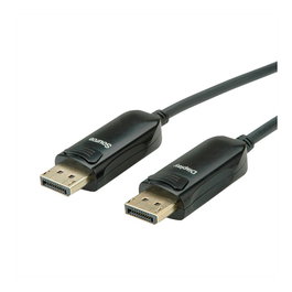 ROLINE 14.01.3491 Cable DisplayPort 1.4 Macho-Macho 15 m - Negro, Resolución 8K 7680x4320 a 60 Hz