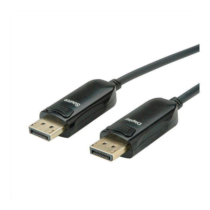 ROLINE 14.01.3491 Cable DisplayPort 1.4 Macho-Macho 15 m - Negro, Resolución 8K 7680x4320 a 60 Hz ROLINE 14.01.3491 Cable DisplayPort 1.4 Macho-Macho 15 m - Negro, Resolución 8K 7680x4320 a 60 Hz