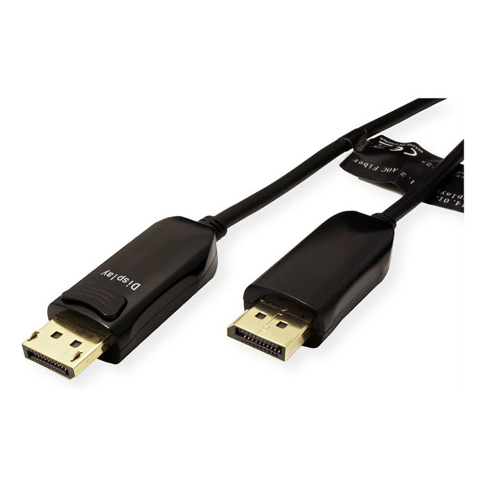ROLINE 14.01.3491 Cable DisplayPort 1.4 Macho-Macho 15 m - Negro, Resolución 8K 7680x4320 a 60 Hz ROLINE 14.01.3491 Cable DisplayPort 1.4 Macho-Macho 15 m - Negro, Resolución 8K 7680x4320 a 60 Hz