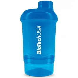 BIOTECHUSA Wave+ Nano Shaker 300 Ml con 150 Ml Extra Schocking Blue