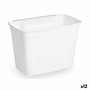 Soporte para Bolsas de Basura Kinvara Blanco Plástico 4 L (12 Unidades)