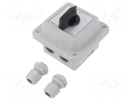SPAMEL Interruptor de leva 16A 0-1 de 3 polos