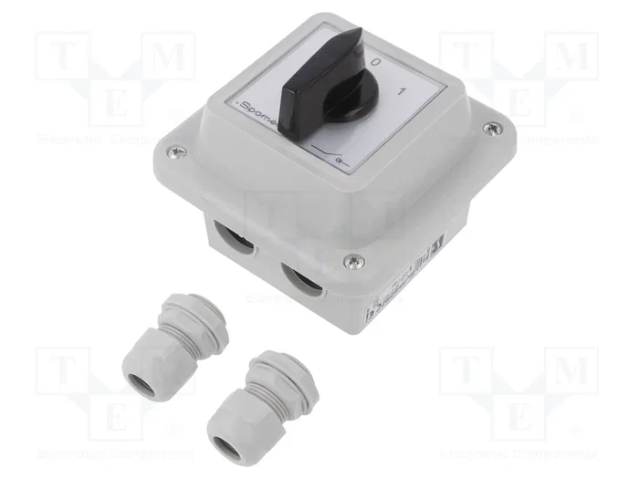SPAMEL Interruptor de leva 16A 0-1 de 3 polos SPAMEL Interruptor de leva 16A 0-1 de 3 polos