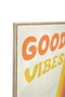 DKD Home Decor Cuadro Lienzo Good Vibes Surtido de 2 Piezas