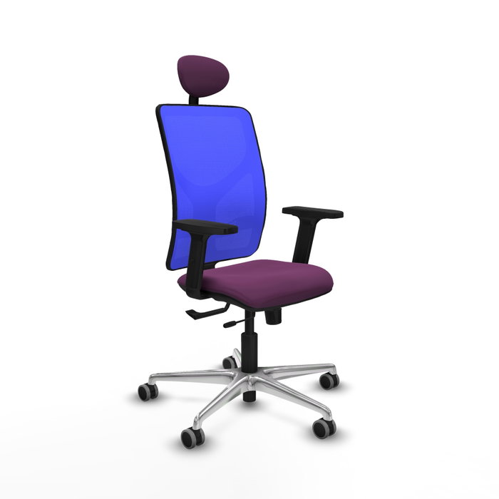 PIQUERAS Y CRESPO Silla de oficina Motilla Morado y Azul PIQUERAS Y CRESPO Silla de oficina Motilla Morado y Azul