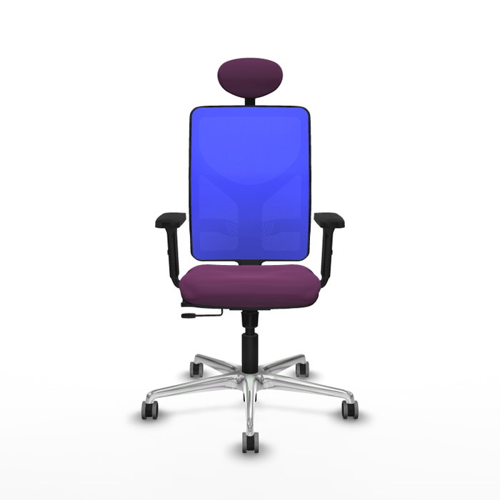 PIQUERAS Y CRESPO Silla de oficina Motilla Morado y Azul PIQUERAS Y CRESPO Silla de oficina Motilla Morado y Azul