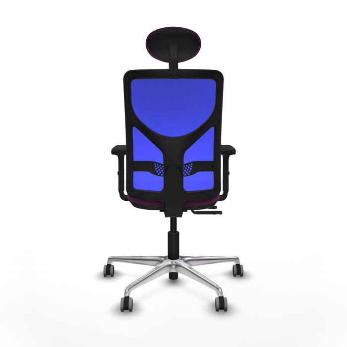 PIQUERAS Y CRESPO Silla de oficina Motilla Morado y Azul PIQUERAS Y CRESPO Silla de oficina Motilla Morado y Azul