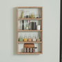 Hanah Home Estantería de Pared Pino Atlántico 43.2 cm Ancho x 80 cm Alto x 9 cm Profundidad