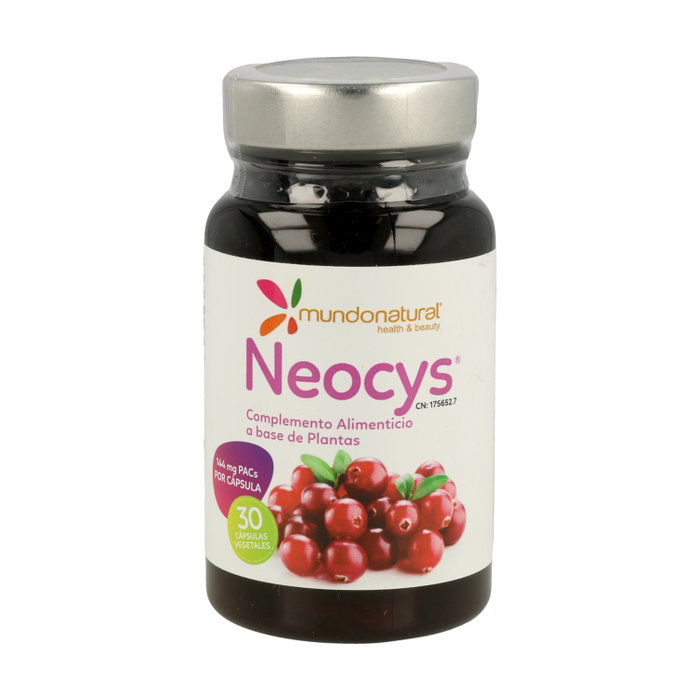 Mundonatural NEOCYS 30 cápsulas Complemento alimenticio de arándano rojo americano, hibisco y grosellero negro Mundonatural NEOCYS 30 cápsulas Complemento alimenticio de arándano rojo americano, hibisco y grosellero negro