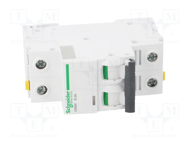 SCHNEIDER ELECTRIC Interruptor magnetotérmico iC60N 2A 2P Característica B SCHNEIDER ELECTRIC Interruptor magnetotérmico iC60N 2A 2P Característica B