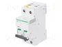 SCHNEIDER ELECTRIC Interruptor magnetotérmico iC60N 2A 2P Característica B