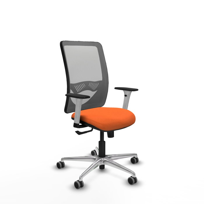 PIQUERAS Y CRESPO Silla de oficina Zulema Naranja y Gris PIQUERAS Y CRESPO Silla de oficina Zulema Naranja y Gris