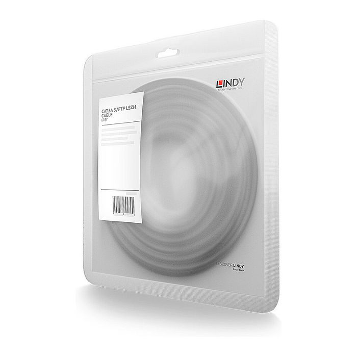 LINDY Patchkabel 47130 Cat6A S/FTP LSZH RJ-45 a RJ-45 Gris 0.30m (0,3 m)