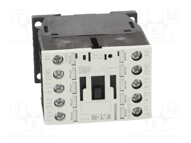 EATON ELECTRIC Contactor DILM15 3-polar 15A 24VDC NC