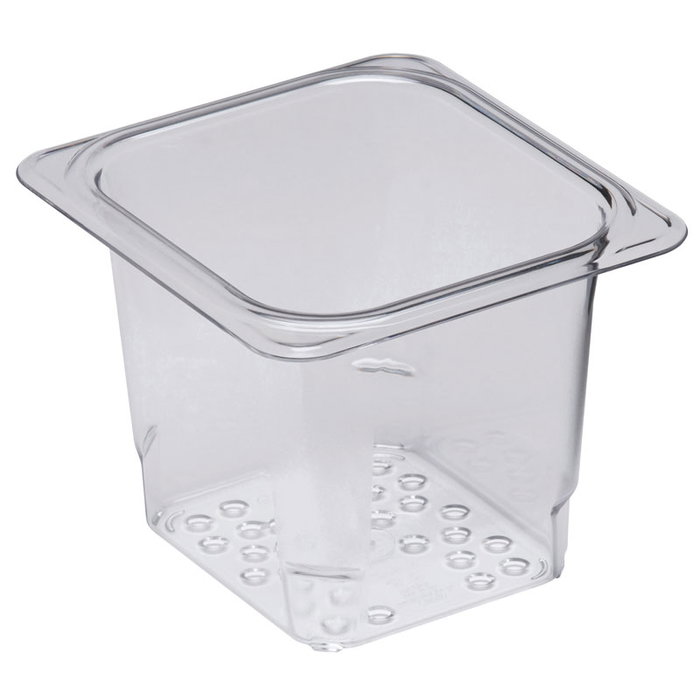 CAMBRO Recipiente colador GN 1/6 - 16,2 x 17,6 x 12,7 cm - Transparente CAMBRO Recipiente colador GN 1/6 - 16,2 x 17,6 x 12,7 cm - Transparente