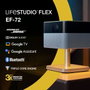 Epson EF-72 Lifestudio Flex Proyector 4K Pro-UHD 1000 Lúmenes Negro, Roble, Plata