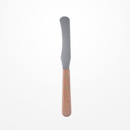Bifull Espátula de Cera de Acero Inoxidable con Mango de Madera