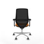 PIQUERAS Y CRESPO Silla de oficina Mardos Naranja y Negro