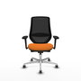 PIQUERAS Y CRESPO Silla de oficina Mardos Naranja y Negro