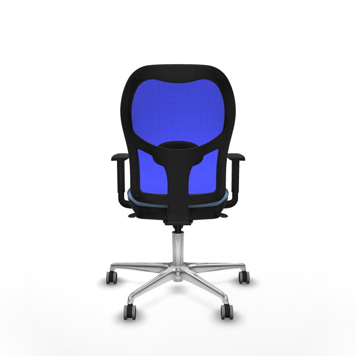 PIQUERAS Y CRESPO Silla de oficina Jorquera con mecanismo Sincro, Azul cielo y Azul