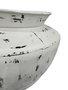 DKD Home Decor Anfora Mediterraneo Blanco 80 x 67 x 80 cm Hierro
