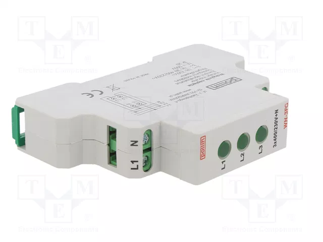 POLLIN Indicador de tensión 3x400VAC verde POLLIN Indicador de tensión 3x400VAC verde