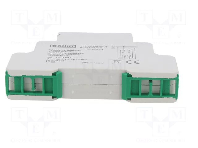 POLLIN Indicador de tensión 3x400VAC verde POLLIN Indicador de tensión 3x400VAC verde