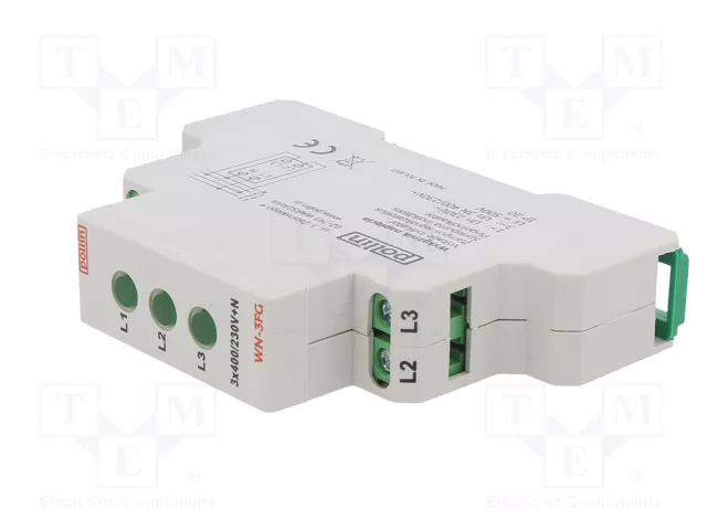 POLLIN Indicador de tensión 3x400VAC verde POLLIN Indicador de tensión 3x400VAC verde
