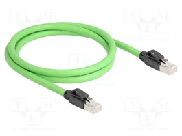 DeLOCK Cable de red Cat.6A SF/UTP RJ45 1 m verde