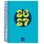 Finocam Agenda Cool para Estudiantes Espiral 2026-2027 Azul 120x164mm