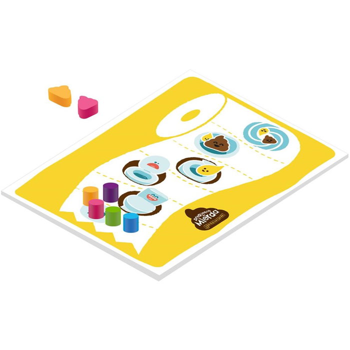 Asmodee Preguntas de Mierda 2ª Edición - Juego de Mesa de Preguntas Absurdas para Adultos (+16 Años), Incluye Tablero, 120 Cartas, 8 Peones