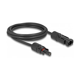 DeLOCK Cable solar DL4 6 mm² macho a hembra 10 m negro