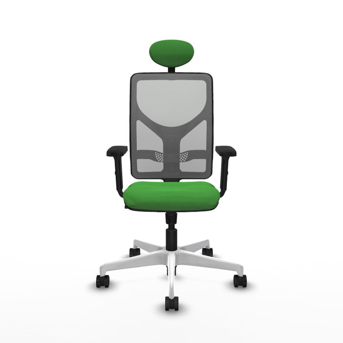 PIQUERAS Y CRESPO Silla de oficina Motilla con mecanismo Sincro, Verde y Gris PIQUERAS Y CRESPO Silla de oficina Motilla con mecanismo Sincro, Verde y Gris