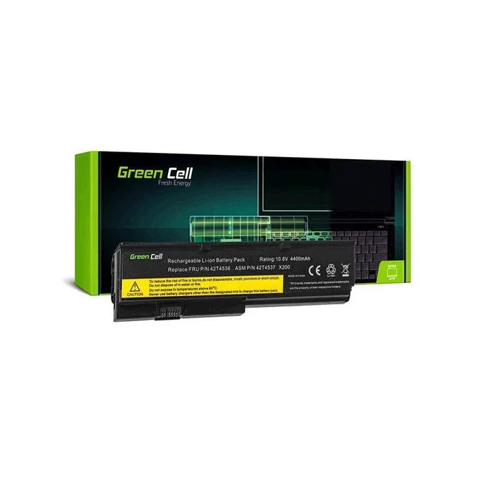 Green cell Batería para portátil Lenovo x200 11.1V 4400mAh LE16 Green cell Batería para portátil Lenovo x200 11.1V 4400mAh LE16