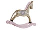 DKD Home Decor Decoracion Navidad Fantasia Rosa 5 x 16 x 19 cm Caballo Madera (12 Unidades)
