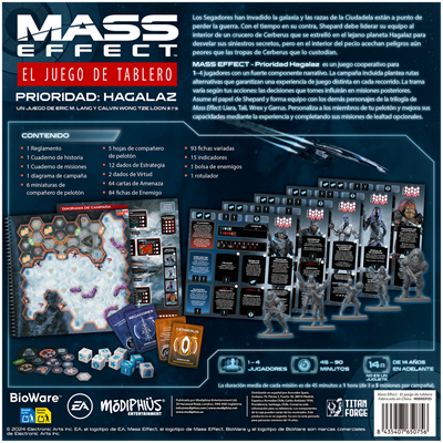 CMON Mass Effect: Priority Hagalaz - Juego de Mesa Cooperativo para 1-4 jugadores, Edad 14+, con Miniaturas y Campaña Narrativa