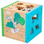 WOOMAX Cubo Formas Mickey Minnie Disney Madera 14 Piezas +12 Meses 15cm
