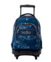Totto Mochila Renglones Blueprint con ruedas, 26L, Azul marino, MA03ECO006-2426P-0JJ