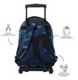 Totto Mochila Renglones Blueprint con ruedas, 26L, Azul marino, MA03ECO006-2426P-0JJ