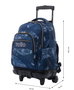 Totto Mochila Renglones Blueprint con ruedas, 26L, Azul marino, MA03ECO006-2426P-0JJ