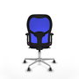 PIQUERAS Y CRESPO Silla de oficina Jorquera con mecanismo Sincro, Morado y Azul