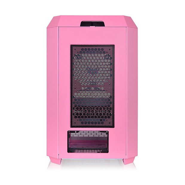 Thermaltake The Tower 300 Bubble Pink Vidrio Templado Caja de PC Rosa