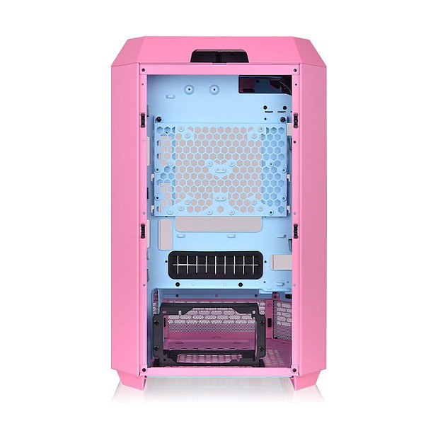 Thermaltake The Tower 300 Bubble Pink Vidrio Templado Caja de PC Rosa