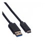 ROLINE 11.02.9011 Cable USB A a USB C 3.2 Gen 1, 1 Metro, Negro