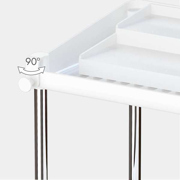 Color Baby MAX HOME-PK Set de 2 Estanterías con Dos Alturas 37,5x19x25,2 cm