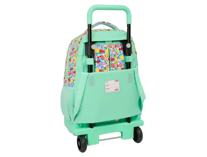 Safta Mochila Escolar Grande con Ruedas Compact Extraíble Dora 450x330x220 mm