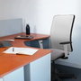 PIQUERAS Y CRESPO Silla de oficina Zulema con mecanismo Sincro, Morado y Gris