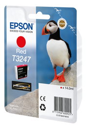 Epson Cartucho de Tinta T3247 Rojo para SureColor SC-P400. 